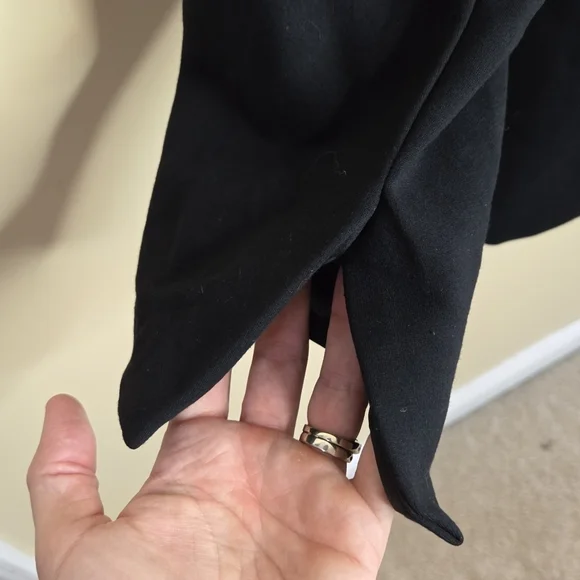 SpanxThe Perfect Collarless Blazer in Black Single Button Front Size Large